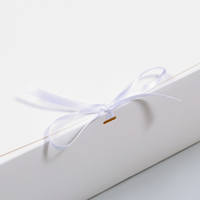 Коробка складная, белая, 27 х 21 х 9 см