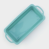 Форма для выпечки &laquo;Хлеб&raquo;, силикон, 31,5&times;14&times;6,5 см, цвет бирюзовый