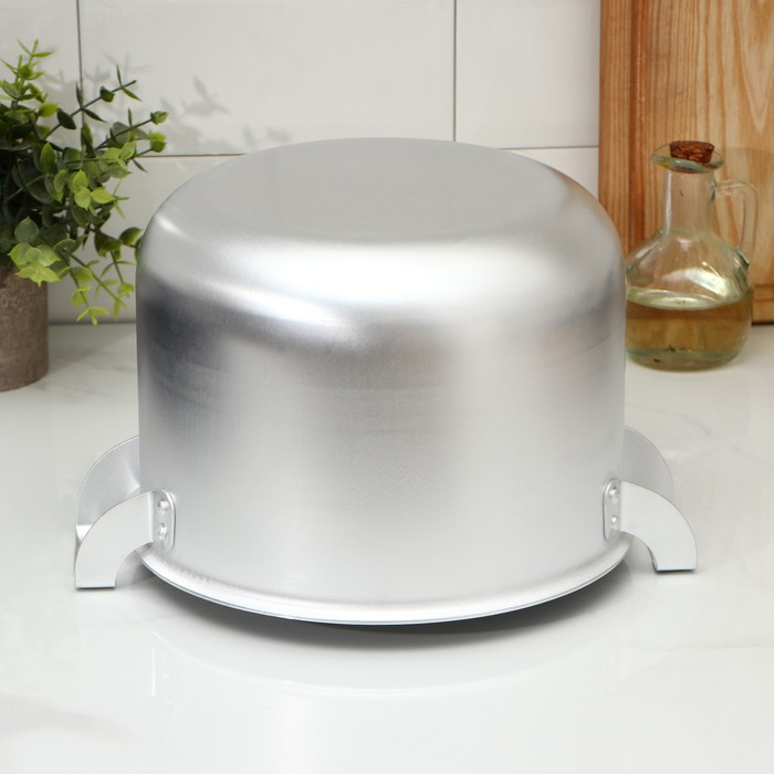 Кастрюля алюминиевая, 6 л, металлическая крышка Кастрюля алюминиевая, 6 л, металлическая крышка