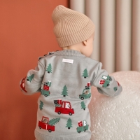 Комплект вязаный Крошка Я &laquo;Машинки&raquo;, рост 68-74 см