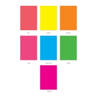 Бумага цветная неоновая А4, 7 цветов, 7 листов, ErichKrause, односторонняя, мелованная, на склейке, плотность 80 г/м2, схема поделки Бумага цветная неоновая А4, 7 цветов, 7 листов, ErichKrause, односторонняя, мелованная, на склейке, плотность 80 г/м2, схема поделки