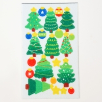 Наклейки из фетра &laquo;Елочки&raquo;, 11 х 18,5 см, 22 шт
