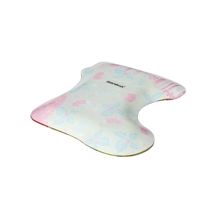 Блюдо новогоднее стеклянное сервировочное Доляна &laquo;Сапожок. Заплатка&raquo;, 16&times;14 см