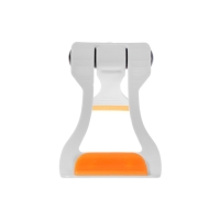 Подставка для телефона LuazON, складная, усиленная, регулируемая высота, бело/оранжевая Подставка для телефона LuazON, складная, усиленная, регулируемая высота, бело/оранжевая