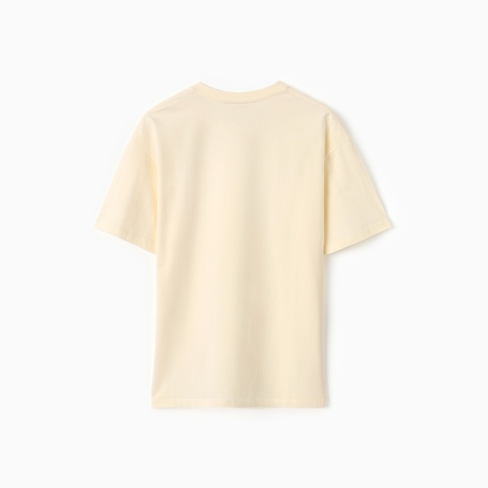 Футболка мужская MINAKU, цвет молочный, размер 50-52