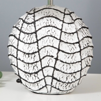 Настольная лампа "Велория" Е14 40Вт белый 18х27х40 см RISALUX