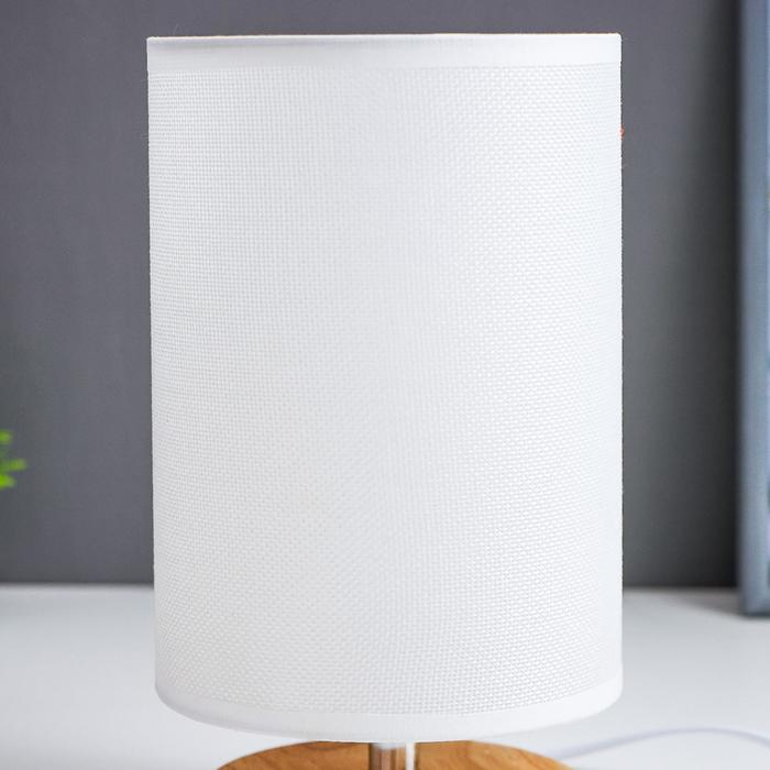 Лампа настольная 16494/1WT E27 40Вт белый 13,5х13,5х28 см RISALUX