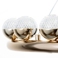 Светильник "Рони" LED 85Вт золото 50х50х9-100 см BayerLux Светильник "Рони" LED 85Вт золото 50х50х9-100 см BayerLux