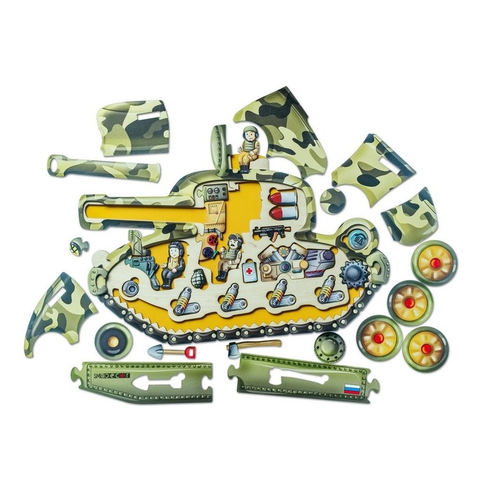 Пазл &laquo;Боевой танк&raquo;