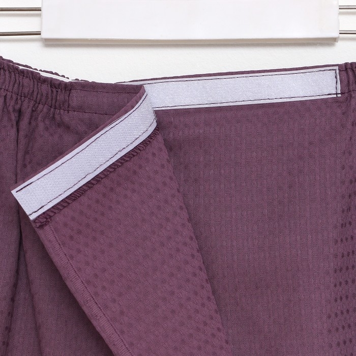 Полотенце вафельное Экономь и Я Полотенце вафельное Экономь и Я "Парео" 80х144 см, цв.лаванда, 100%хл, 200 г/м2