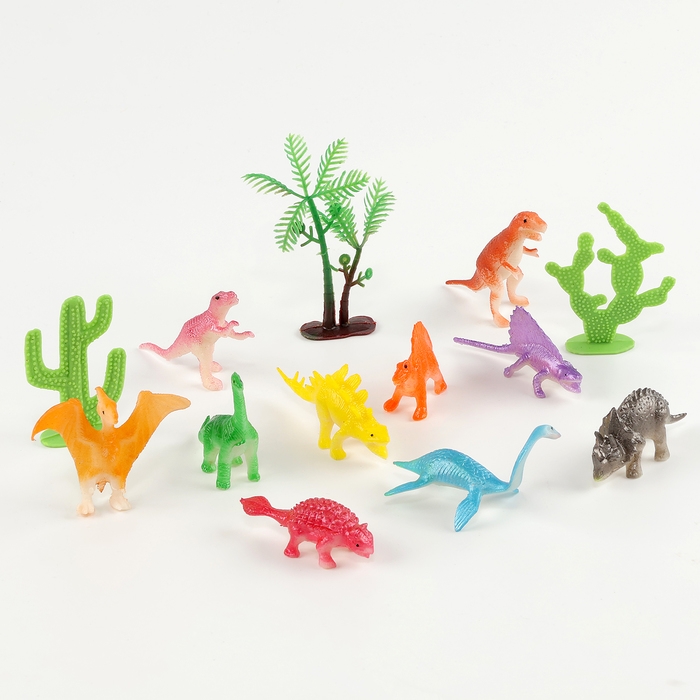 Фигурки «Динозавры». Игровой набор: наклейки, магниты и раскраски Фигурки «Динозавры». Игровой набор: наклейки, магниты и раскраски
