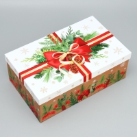 Набор коробок подарочных 15 в 1 &laquo;С Новым годом!&raquo;, 12 х 6.5 х 4 см - 46.5 х 30 х 17.5 см, Новый год