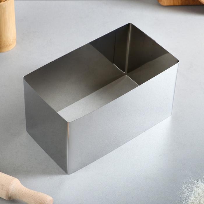 Форма для выпечки и выкладки &laquo;Прямоугольная&raquo;, h-12 см, 14 х 24 см