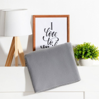 Плед "Экономь и Я" Светло-серый 150*200см, пл.160 г/м2, 100% п/э Плед "Экономь и Я" Светло-серый 150*200см, пл.160 г/м2, 100% п/э