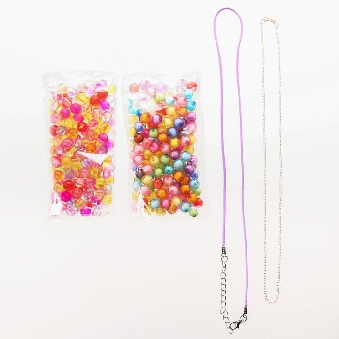 Набор для творчества &laquo;Создай украшения. Принцессы&raquo;, сделай шармы своими руками, с трафаретами, с цепочками, 6+