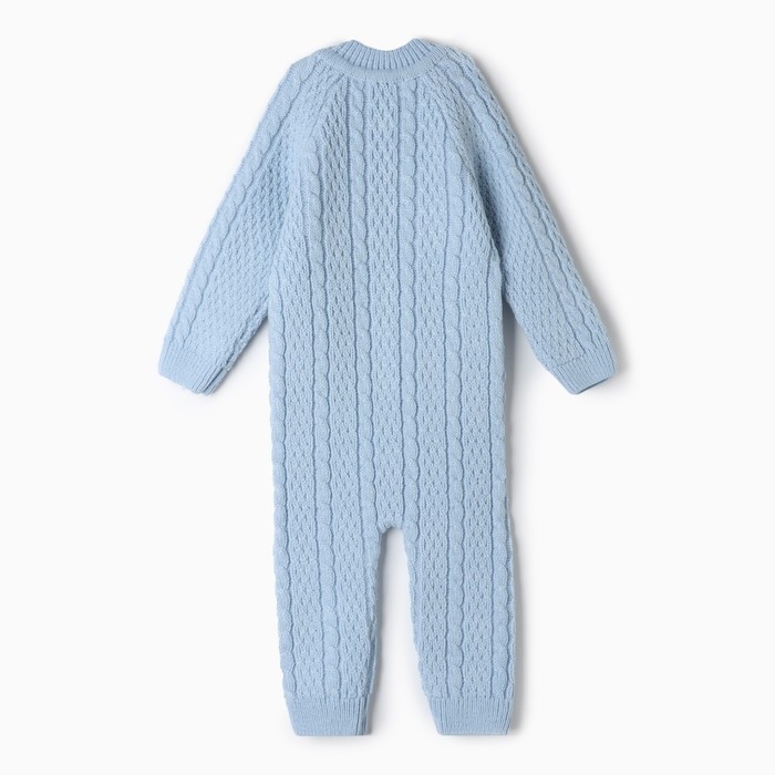 Комбинезон детский, цвет голубой, рост 74-80 см