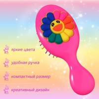 Расчёска - мини массажная, 5,5 × 14 см, цвет розовый Расчёска - мини массажная, 5,5 × 14 см, цвет розовый