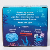 Набор для раскопок &laquo;Подводный мир&raquo; фигурка, 2 камня + кисточка, долото
