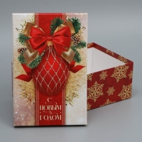 Набор подарочных коробок 3 в 1 &laquo;С новым годом, 26 х 17 х 10 ‒ 32.5 х 20 х 12.5 см, Новый год