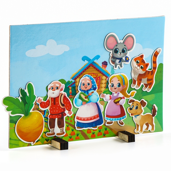 Набор развивающих магнитов. Театр по мотивам русской народной сказки «Репка» Набор развивающих магнитов. Театр по мотивам русской народной сказки «Репка»