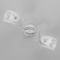 Люстра потолочная "Мари" 2х40Вт Е27 Цвет: Серебро Люстра потолочная "Мари" 2х40Вт Е27 Цвет: Серебро