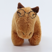 Мягкая игрушка &laquo;Капибара. Умник&raquo;, 10 см, с очками и бабочкой