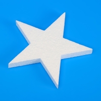 Форма из пенопласта "Звезда", 18 х 2 см Форма из пенопласта "Звезда", 18 х 2 см