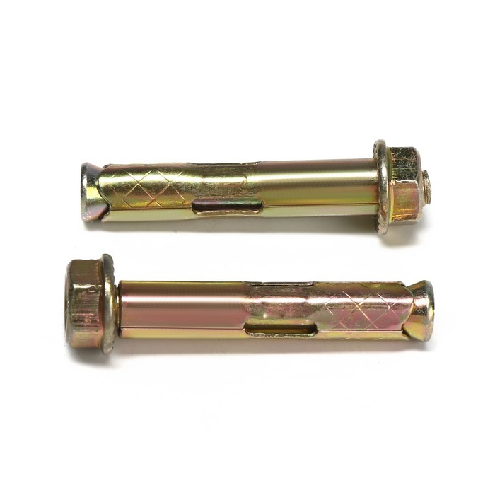 Анкерный болт ЛОМ, с гайкой, оцинкованный, 10х60 мм, 110 шт Анкерный болт ЛОМ, с гайкой, оцинкованный, 10х60 мм, 110 шт