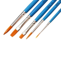 Набор кистей Синтетика 5шт Луч "Классика цвета", (круглые № 1, 3, 5; пл № 6, 8) Набор кистей Синтетика 5шт Луч "Классика цвета", (круглые № 1, 3, 5; пл № 6, 8)