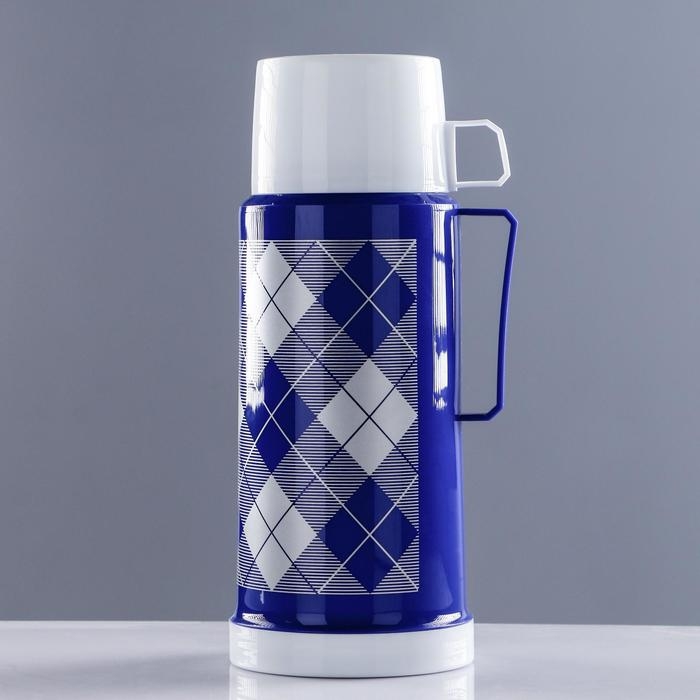 Термос 1 л, со стеклянной колбой, сохраняет тепло 8 ч, 12 х 28 см, микс Термос 1 л, со стеклянной колбой, сохраняет тепло 8 ч, 12 х 28 см, микс