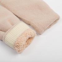 Варежки женские MINAKU "Мягкость", р-р 23 см, цв. бежевый Варежки женские MINAKU "Мягкость", р-р 23 см, цв. бежевый