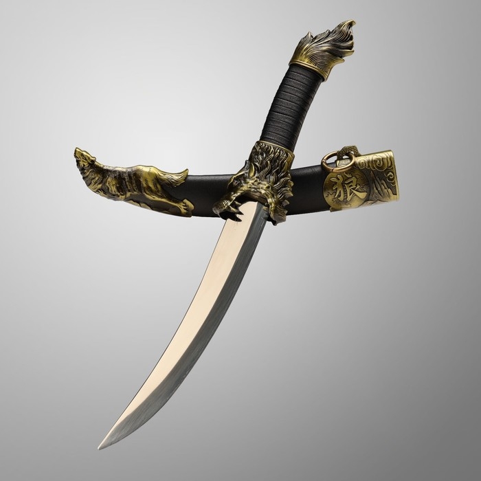 Сувенирное изделие Сувенирное изделие "Ятаган", 35см, клинок 22см