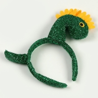 Карнавальный ободок &laquo;Дракончик&raquo;, цвет зелёный