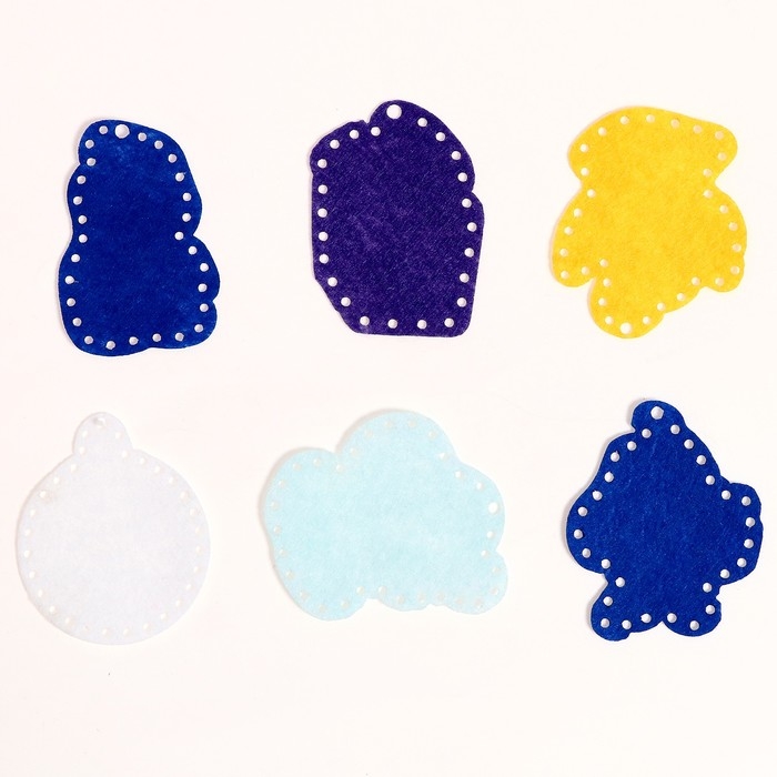 Набор для шитья на новый год. Игрушки из фетра своими руками «Новогодний лес» с перфорацией Набор для шитья на новый год. Игрушки из фетра своими руками «Новогодний лес» с перфорацией