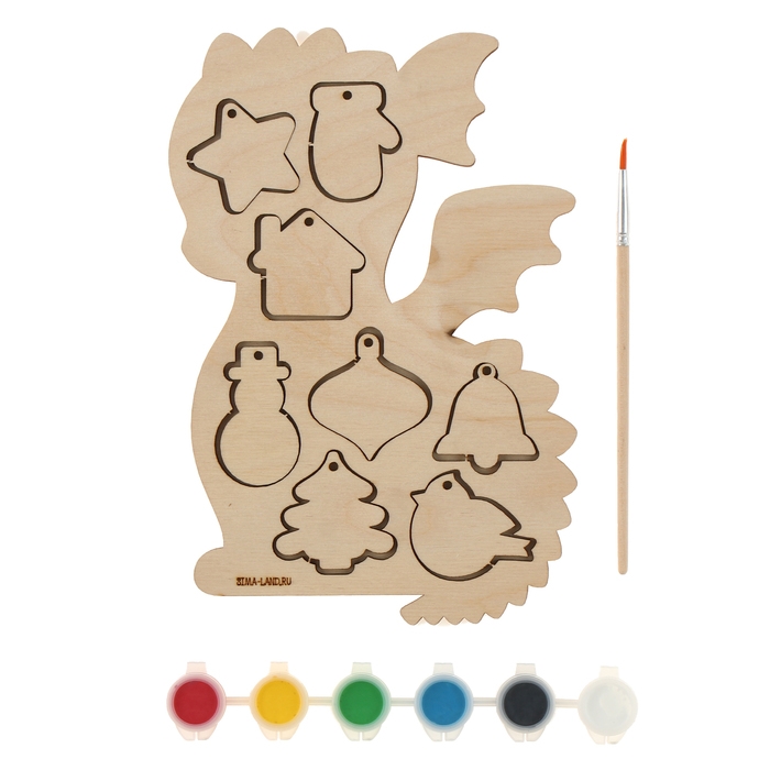 Набор для творчества. Роспись по дереву &laquo;Дракон&raquo;