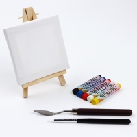 Рисование пастелью c холстом на подрамнике &laquo;Закат&raquo;, набор для творчества