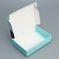 Коробка подарочная новогодняя складная &laquo;Город новогодний&raquo;, 21 х 15 х 5 см, Новый год