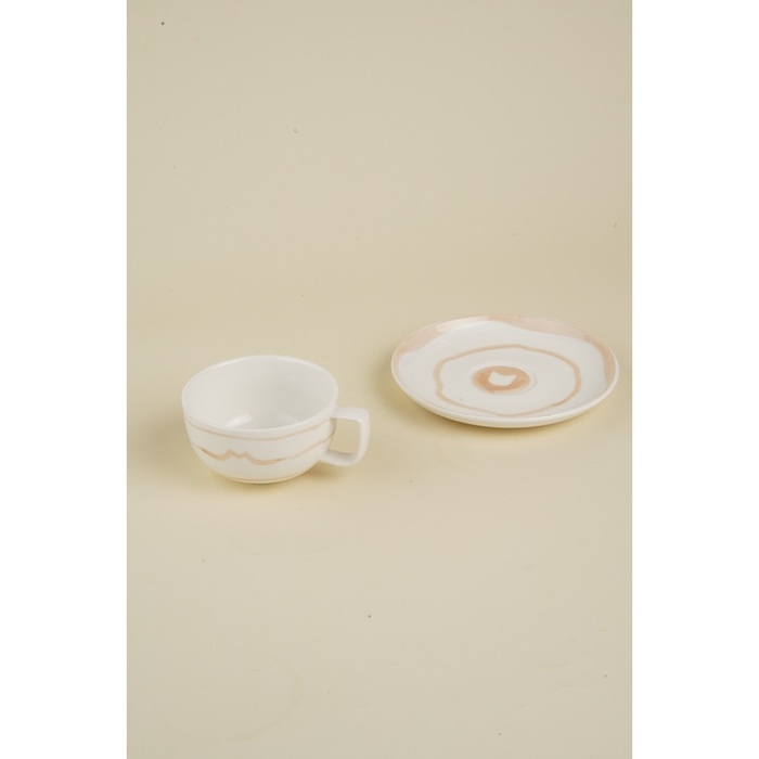 Чайная пара фарфоровая SL Home «Гато», 2 предмета: чашка 270 мл, блюдце d=16,5 см, цвет белый Чайная пара фарфоровая SL Home «Гато», 2 предмета: чашка 270 мл, блюдце d=16,5 см, цвет белый
