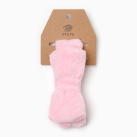 Повязка на голову Этель цв. Пыльно-розовый, 100% п/э Повязка на голову Этель цв. Пыльно-розовый, 100% п/э