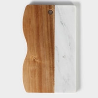 Доска для подачи Magistro Forest dream, 33&times;20 см, акация, мрамор