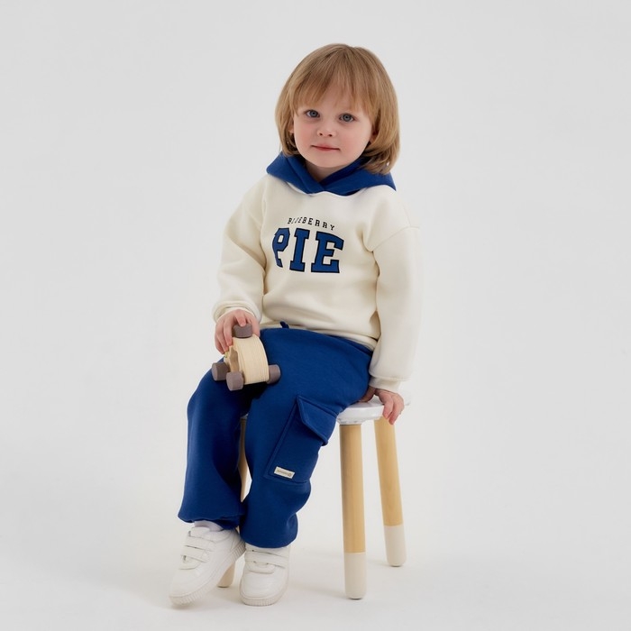 Штанишки с накладным карманом Крошка Я Blueberry  р. 68-74, синий