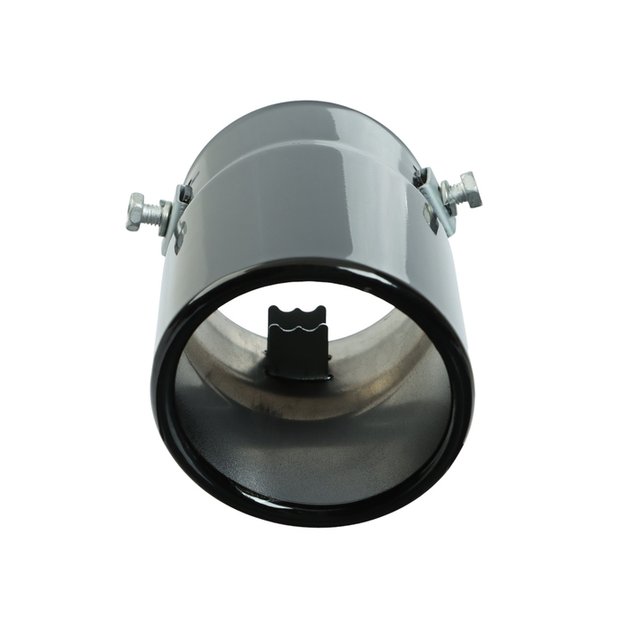 Насадка на глушитель 13.5×7.5 см, посадочный 60 мм, скошенная, черный глянец Насадка на глушитель 13.5×7.5 см, посадочный 60 мм, скошенная, черный глянец