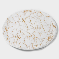 Коврик для дома Доляна &laquo;Золото&raquo;, 60&times;60 см, цвет бежевый