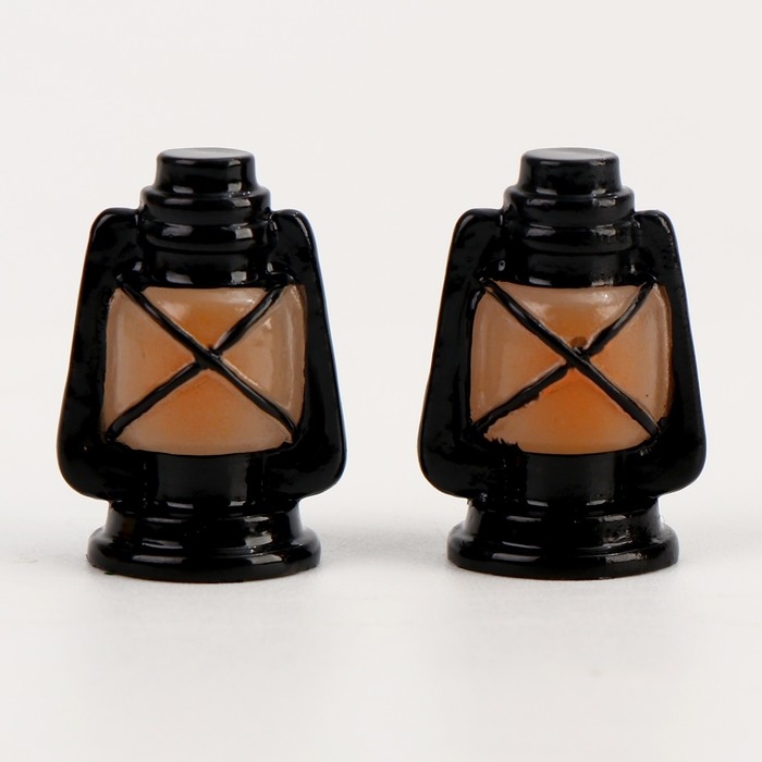 Миниатюра кукольная &laquo;Переносная лампа&raquo;, набор 2 шт., размер 1 шт. &mdash; 1,5 &times; 1 &times; 2,5 см