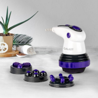 Массажёр для тела Galaxy GL 4942, электрический, 50 Вт, 5 насадок, 3 скорости, 220 В, фиолет. 133600 Массажёр для тела Galaxy GL 4942, электрический, 50 Вт, 5 насадок, 3 скорости, 220 В, фиолет. 133600