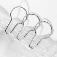 Крючок для штор, 7 × 4 см, 20 шт, цвет серебряный Крючок для штор, 7 × 4 см, 20 шт, цвет серебряный