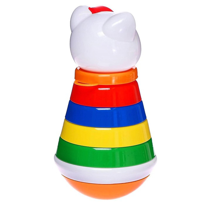 Пирамидка малая «Неваляшка», МИКС Пирамидка малая «Неваляшка», МИКС