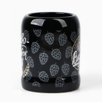 Кружка керамическая пивная &laquo;Пиво - напиток богов&raquo;, 600 мл, цвет чёрный