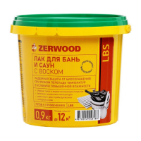 Лак для бань и саун ZERWOOD LBS с воском 0,9кг Лак для бань и саун ZERWOOD LBS с воском 0,9кг