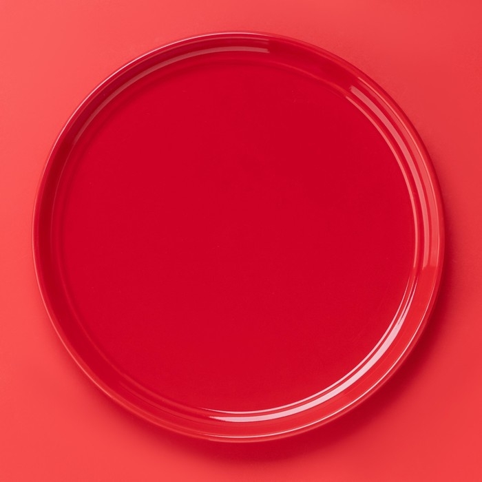 Блинница новогодняя Доляна &laquo;Волшебное дерево&raquo;, d=23 см, керамика, цвет белый